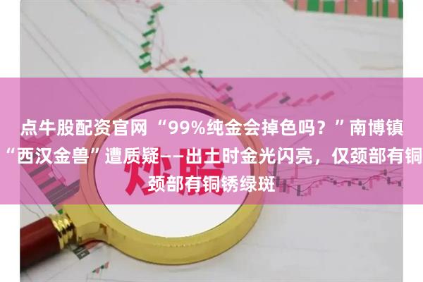 点牛股配资官网 “99%纯金会掉色吗？”南博镇护之宝“西汉金兽”遭质疑——出土时金光闪亮，仅颈部有铜锈绿斑